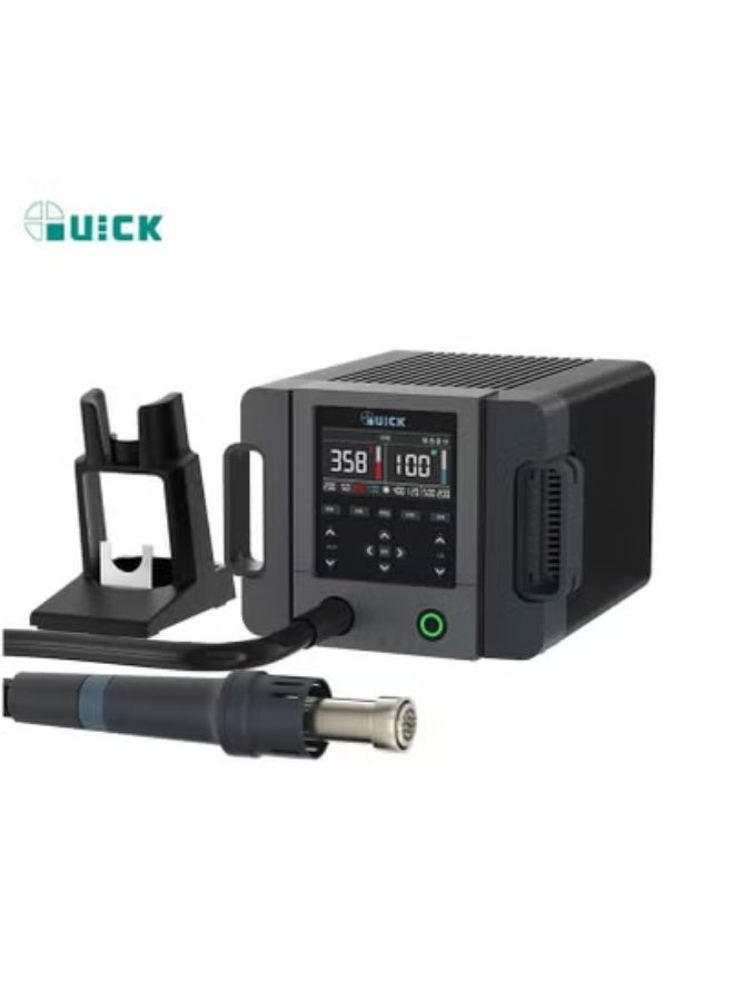 محطة إعادة العمل بالهواء الساخن QUICK 861 Pro مع التحكم الصوتي الذكي